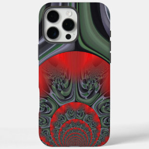 Lovely Red Aurora Art Print iPhone 16 Pro Max Case