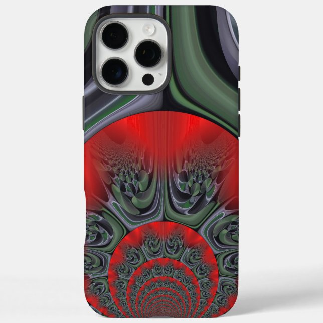 Lovely Red Aurora Art Print Case-Mate iPhone Case (Back)