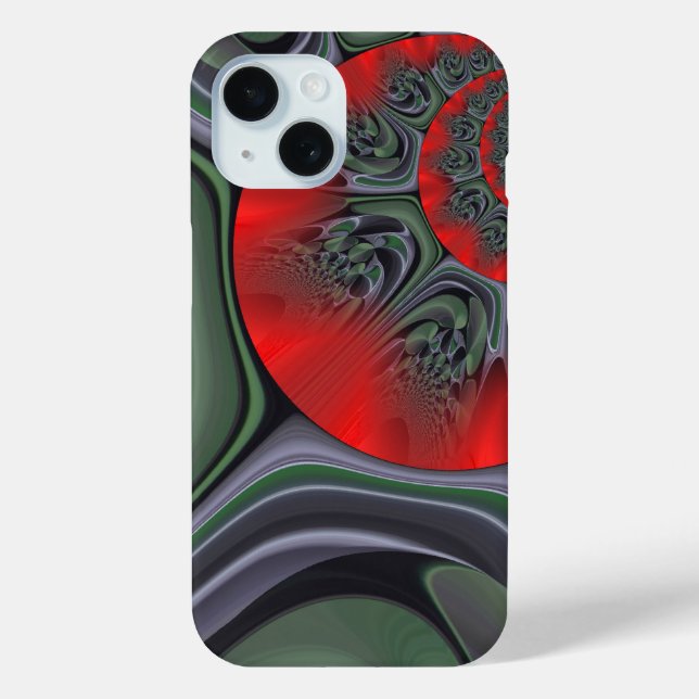 Lovely Red Aurora Art Print Customize Product Case-Mate iPhone Case (Back)