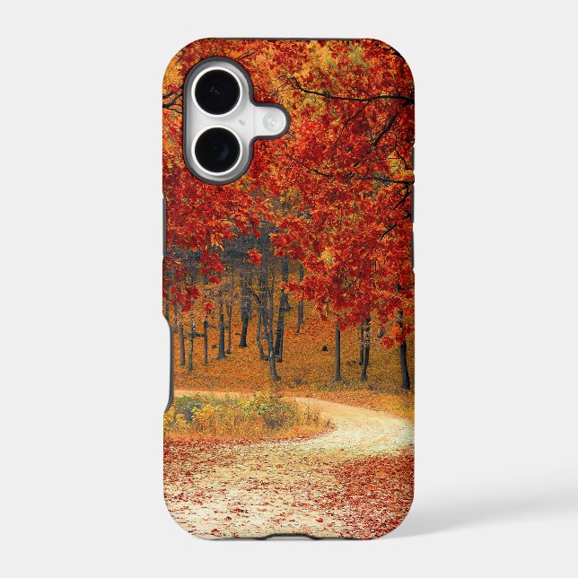 Lovely red leaf trees (Back)