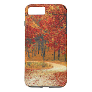 Lovely red leaf trees Case-Mate iPhone case