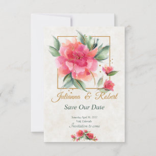 Lovely Rose garden budget  Save The Date