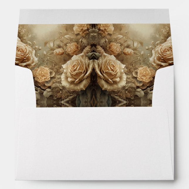 Lovely Rose's Wedding Envelope (Back (Bottom))