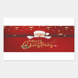 Lovely Santa Claus Merry Christmas Sticker