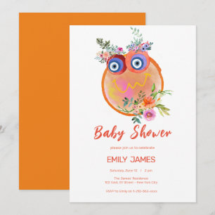 Lovely Save the Planet Baby Shower Invi Invitation