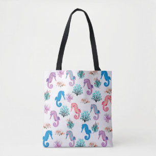Lovely Seahorses Tote Bag