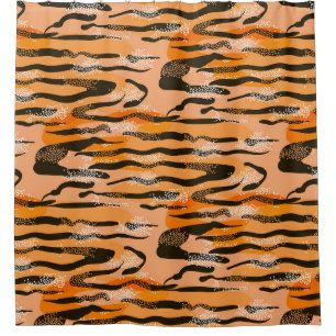 Lovely seamless tiger pattern,peach colour