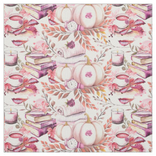 Lovely Shabby Chick Autumn Pattern Fabric