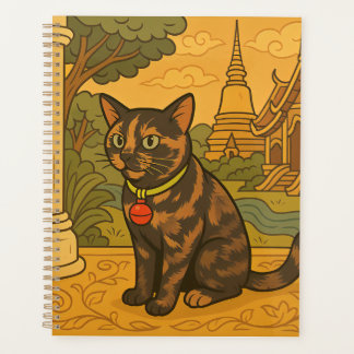Lovely Siam Cat Notebook Planner