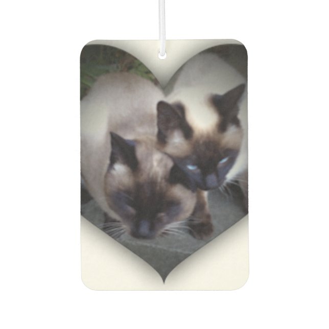 Lovely siamese AIR FRESHENER (Front)