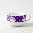 Lovely Snwoman Couple Soup Mug