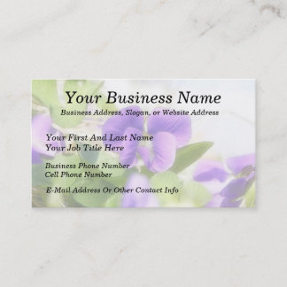 Lovely Spring Violet Business Card