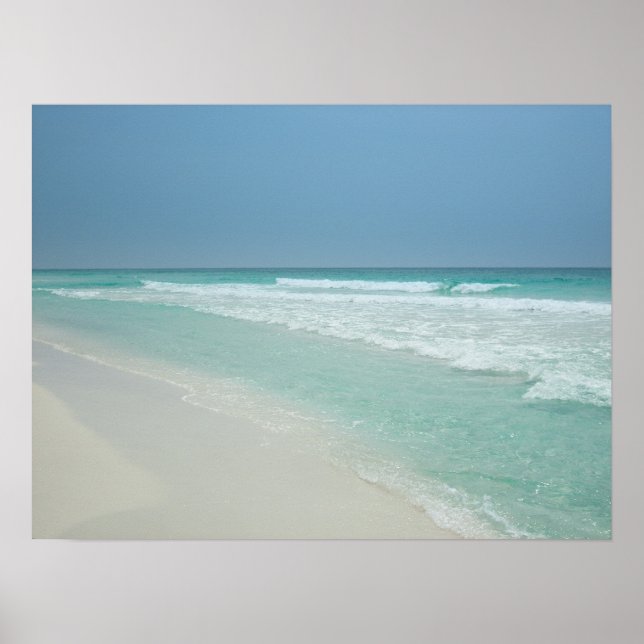 Lovely Summer Day at the Beach Poster (Front)