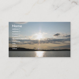 Lovely Sunset Business Card