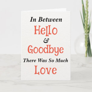 Lovely Sympathy Card for Him Her, Pet Bereavement 