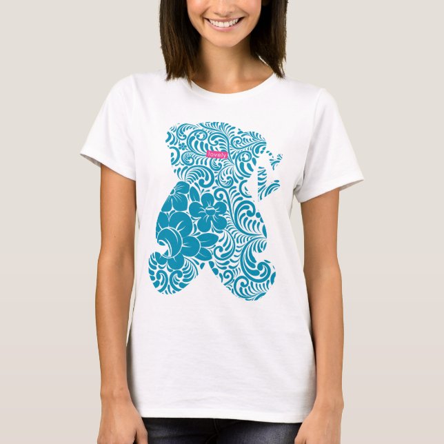 Lovely Tee (blue bear) (Front)