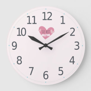 Lovely The Best Mother's Day   Horloge en Acryliqu