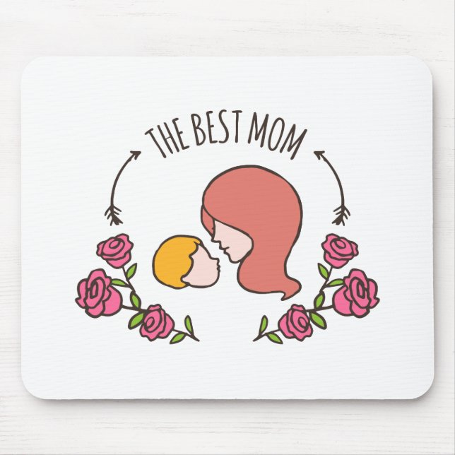 Lovely The Best Mother's Day | Tapis de souris (Devant)