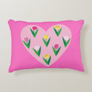 Lovely tulips. accent pillow