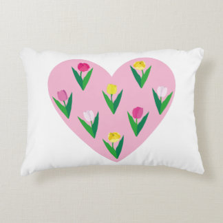 Lovely tulips. accent pillow