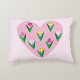 Lovely tulips. accent pillow
