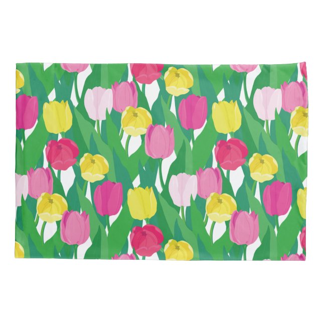 Lovely tulips. pillowcase (Back)