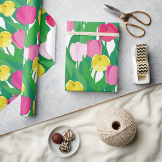Lovely tulips. wrapping paper