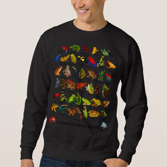 Lovely Ultimate Frog Guide Funny Frog Lover Frog O Sweatshirt (Front)