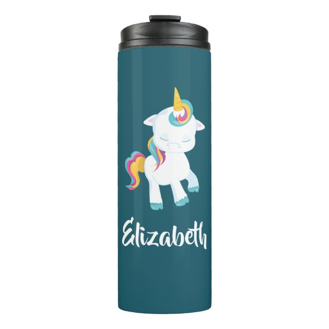 Lovely Unicorn  Thermal Tumbler (Front)
