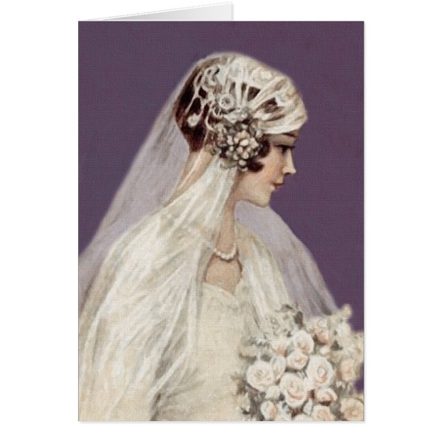 Lovely Vintage Bride, Plum (Front)