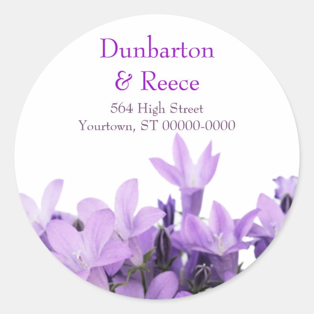 Lovely Violets Stickers (Front)