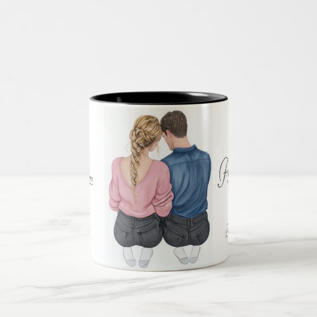 Lovely Wedding Couples Mug (Center)