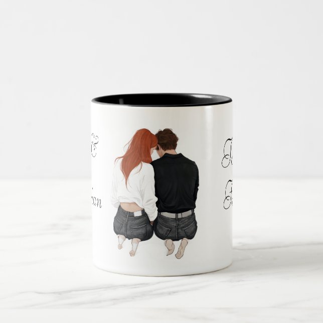 Lovely Wedding Couples Mug (Center)