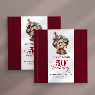 Lovely Whimsical Woman 50th Birthday Humor Book