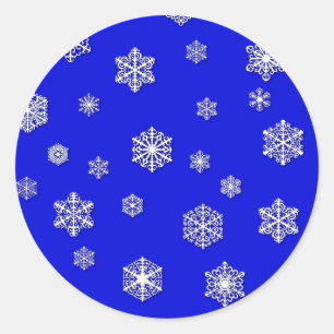 Lovely White Snowflakes Stickers