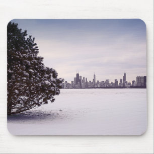 lovely winter Chicago - mousepads