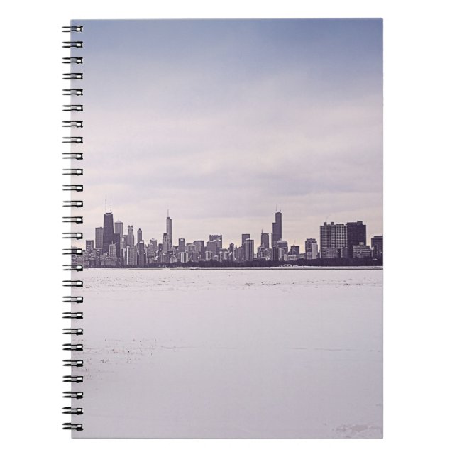 lovely winter Chicago - notebook (Front)