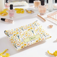 Lovely yellow spring wildflowers personalized