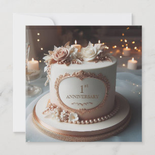 LOVELYWEDDING ANNIVERSARY EDITABLE Invitation