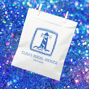 LoveNotes from Sea Lighthouse CUSTOM Bridal Shower Favour Bag