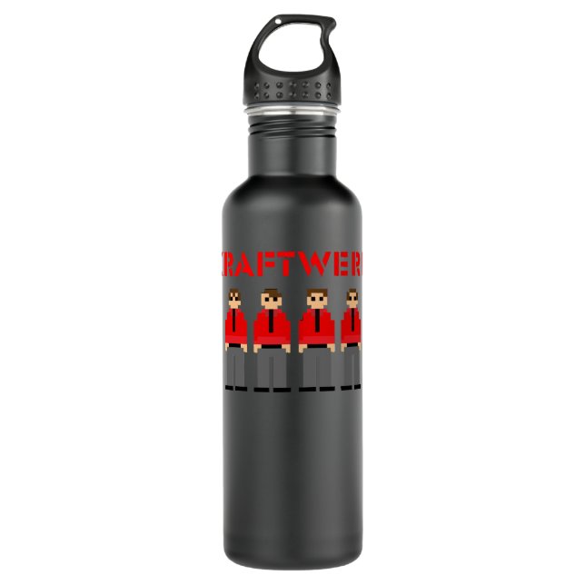 Lover Gift Electronic Kraftwerk Music Gift For Bir 710 Ml Water Bottle (Front)