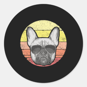 Lover Gifts French Bulldog Women's Frenchie Men's Classic Round Sticker
