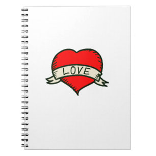 Lover Heart Shape Drawing Notebook