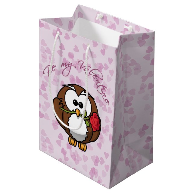 lover owl - gift bag (Front Angled)