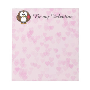lover owl notepad