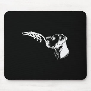Lover Skeleton Hand Boop Funny Halloween 2023 Labr Mouse Pad