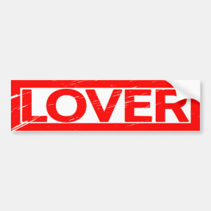 Lover Stamp Bumper Sticker