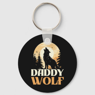 Lover Wolf Pack Wolfgang Wildlife Animal Papa Wolf Keychain