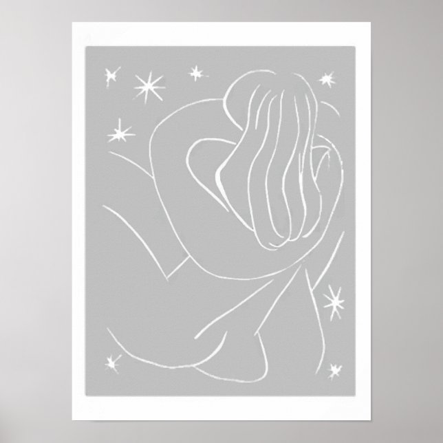 Lovers Abstract Poster (Front)