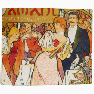 Lovers, Alphonse Mucha Binder